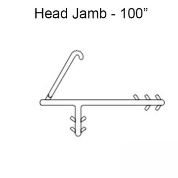 Marvin Single & Double Hung Head Jamb parting stop Weatherstrip V945 - Beige